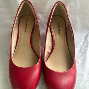 Hush Puppies Women's Bold Red Flats
